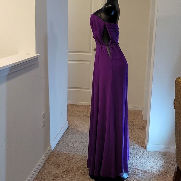 RALPH LAUREN STRAPLESS EVENING FLOOR LENGTH WOMEN"S DRESS - Picture 13 of 15